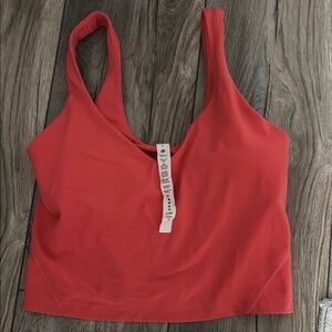Lululemon Athletica Coral Tank Top with Wide Straps